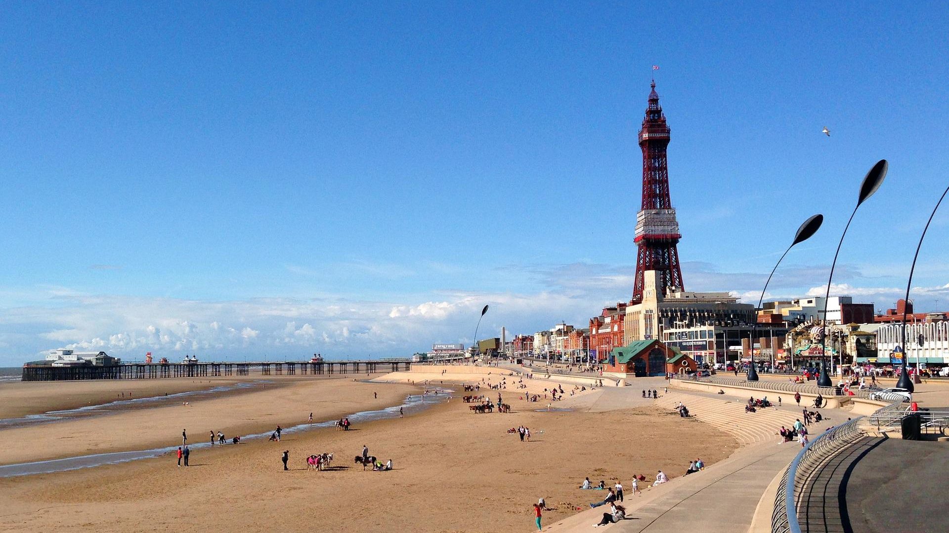 Blackpool beach