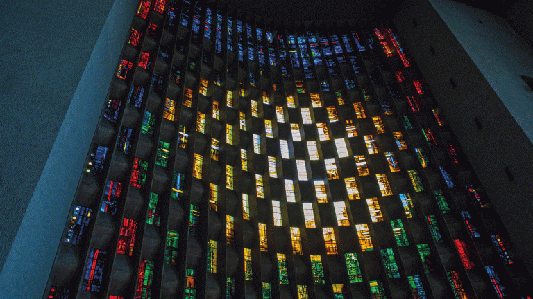 The Baptistry window at Coventry Cathedral