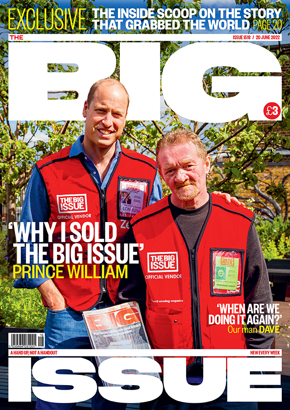 When Prince William sold The Big Issue