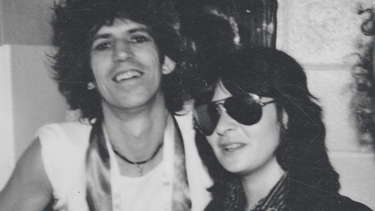 Barbara Charone and Keith Richards