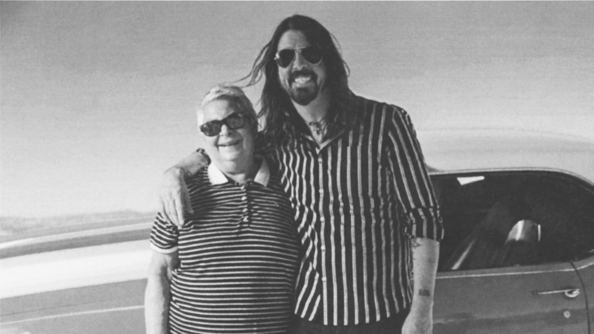 Barbara Charone and Dave Grohl