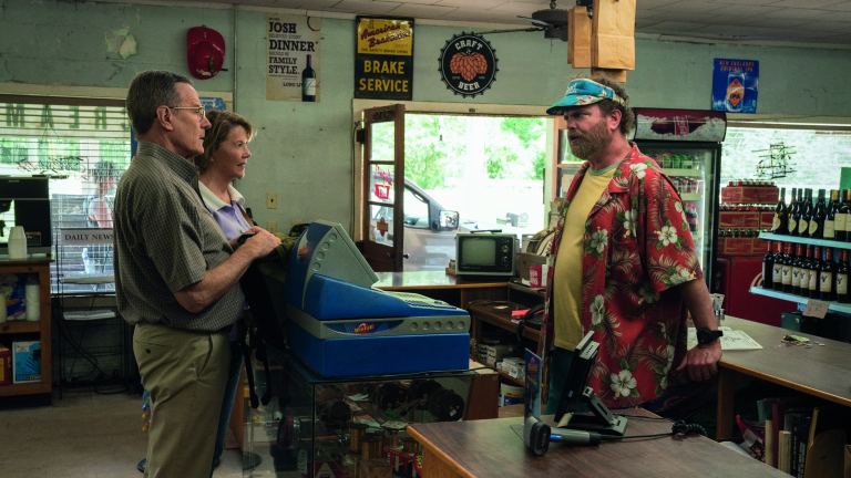 Bryan Cranston and Annette Bening star alongside Rainn Wilson in Jerry & Marge Go Large. Credit: Paramount+