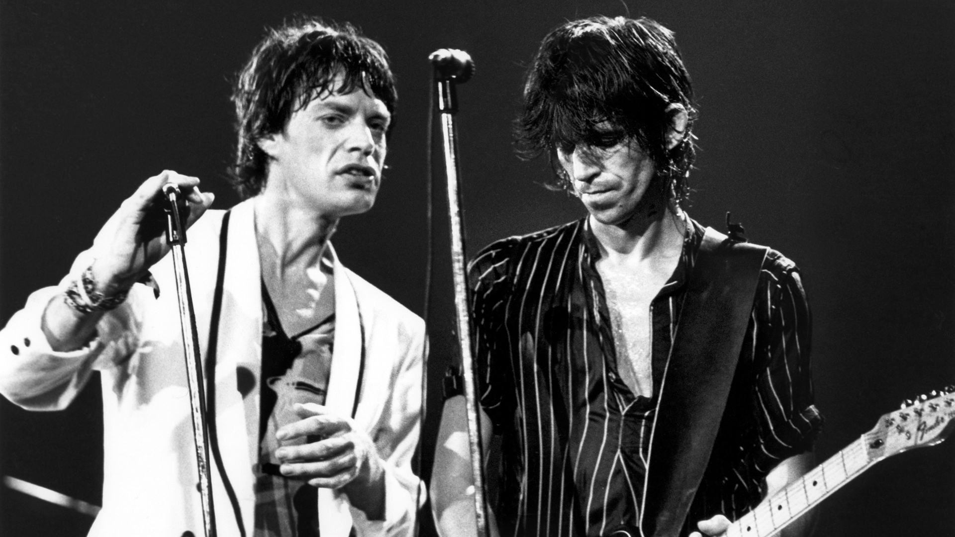 Mick Jagger and Keith Richards