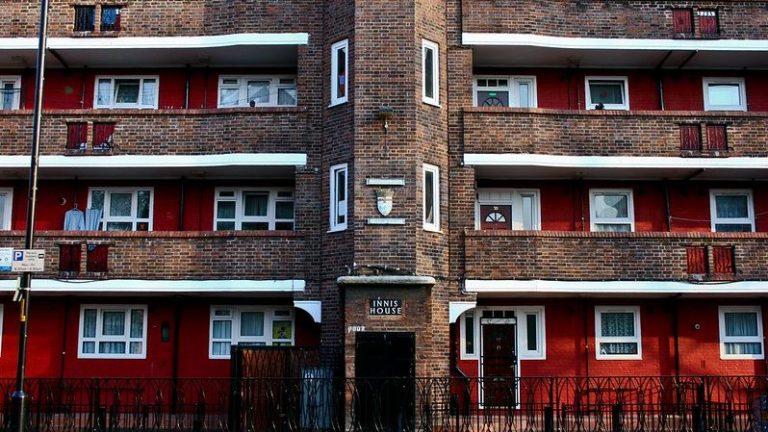 Image of council housing flats