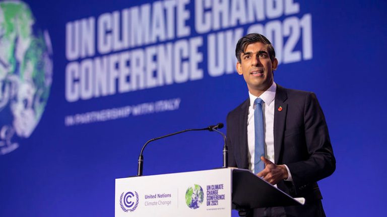 Rishi Sunak at COP26