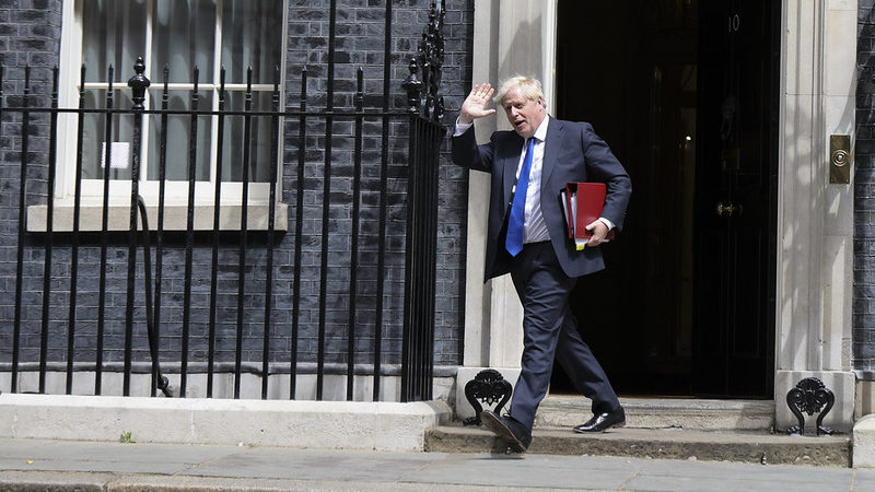 Boris Johnson leaves Number 10
