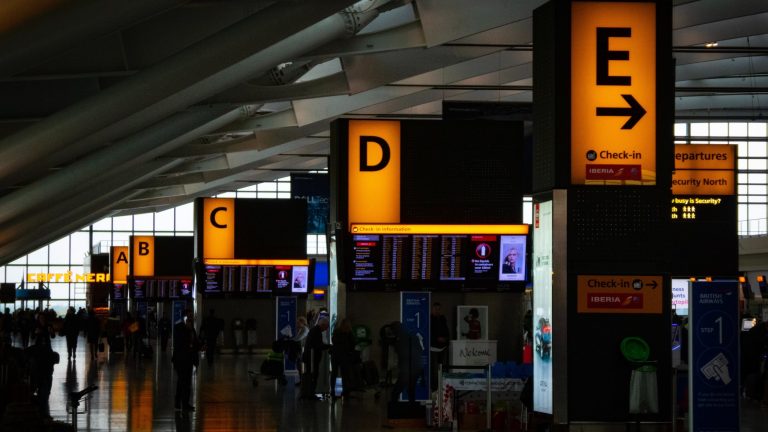 Heathrow airport terminal