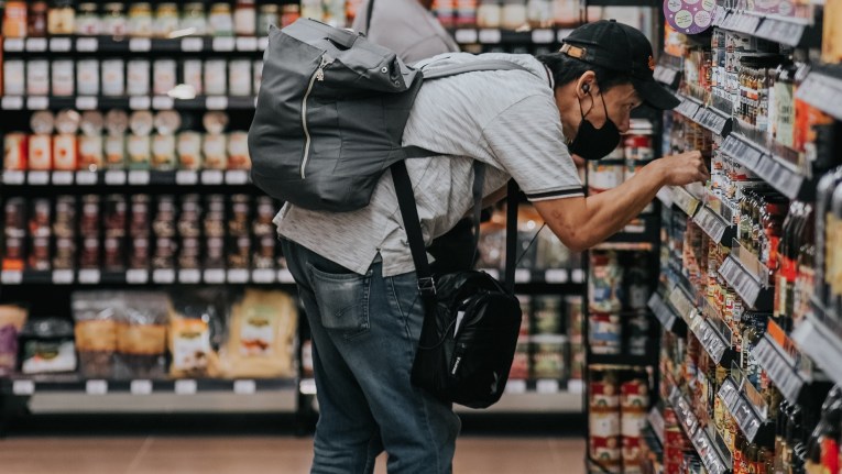 Inflation/ Image of supermarket