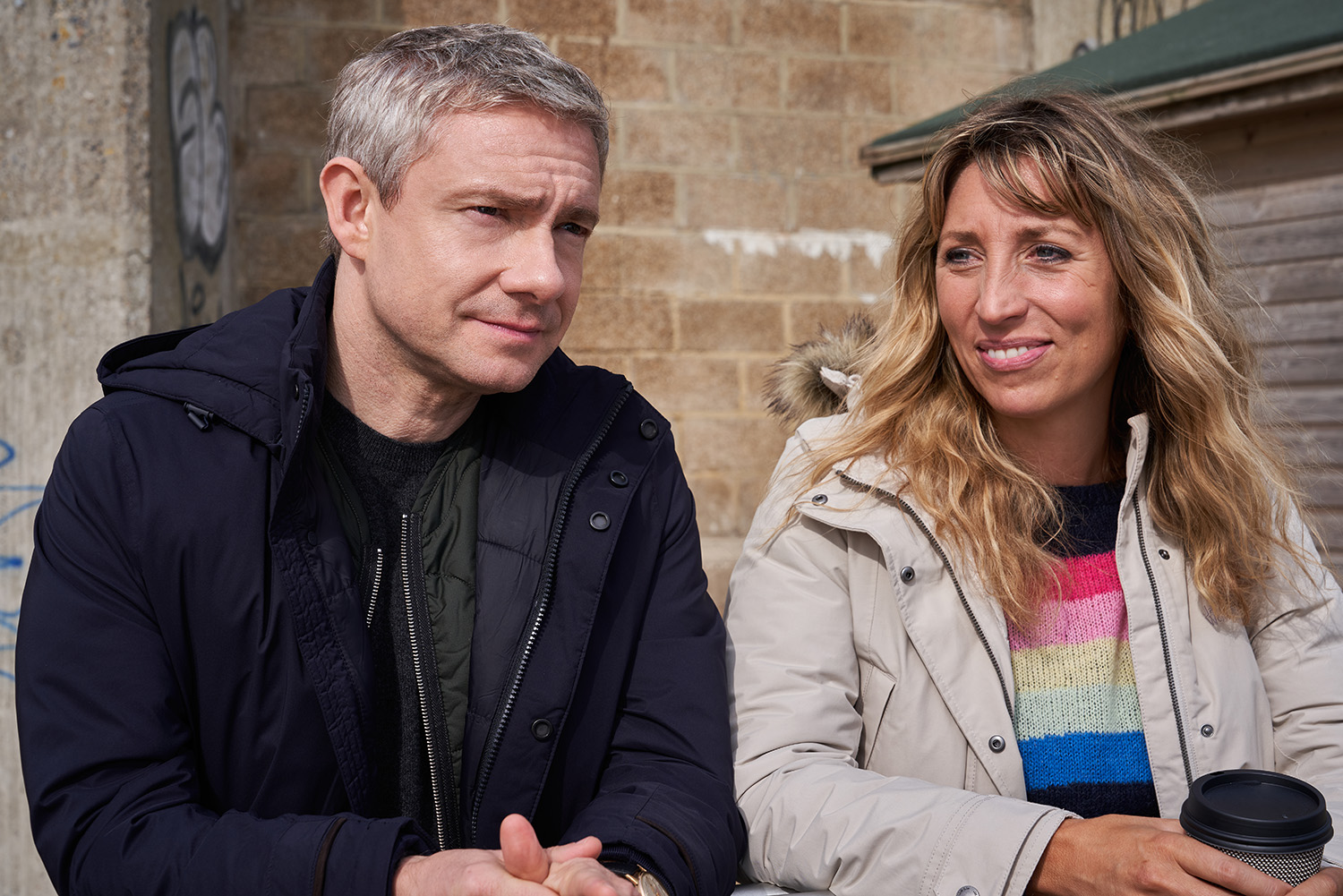 Martin Freeman and Daisy Haggard