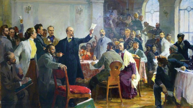 Painting of Lenin