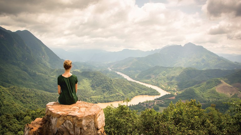 Viewpoint in Nong Khiaw, Laos