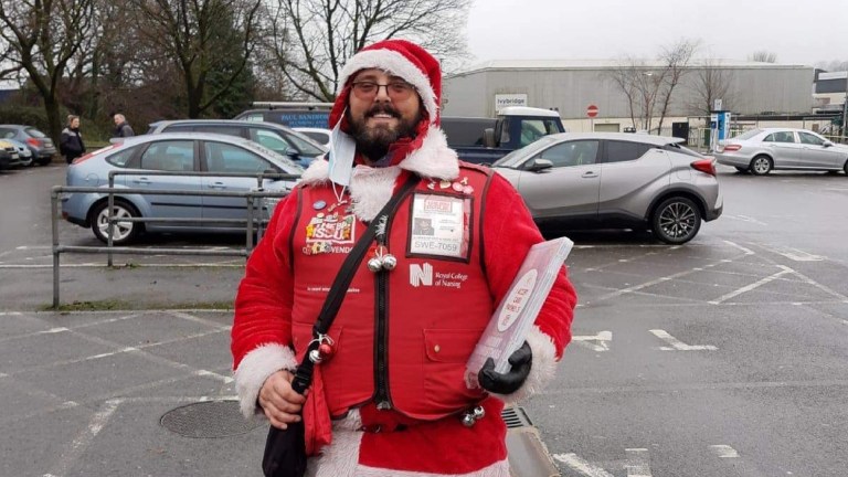 Big Issue vendor Michael Crean