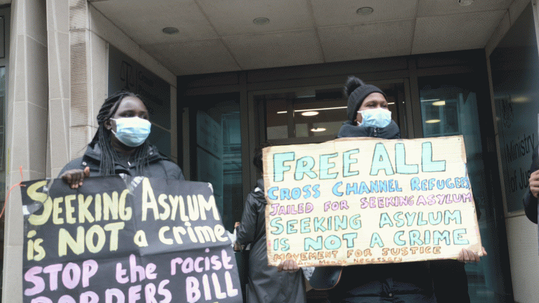 Protesting the Borders Bill