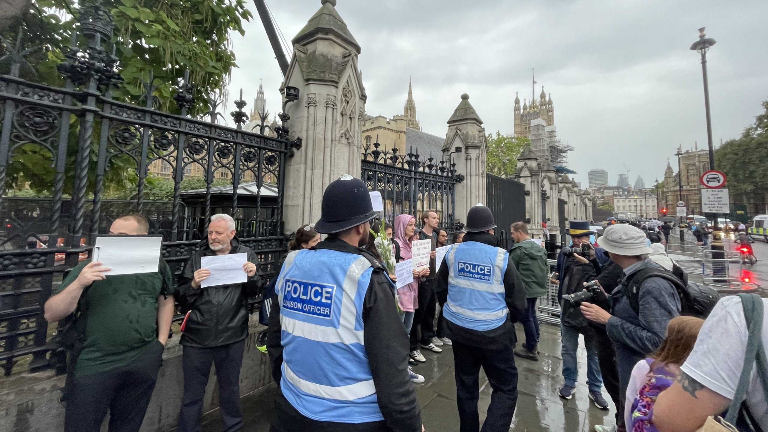 anti-monarchy protest