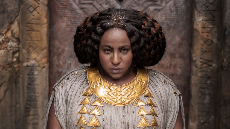 Sophia Nomvete plays Princess Disa in Lord of the Rings: The Rings of Power. Photo: Ben Rothstein/Prime Video