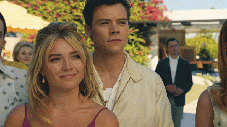 florence Pugh and Harry Styles in Don't Worry Darling