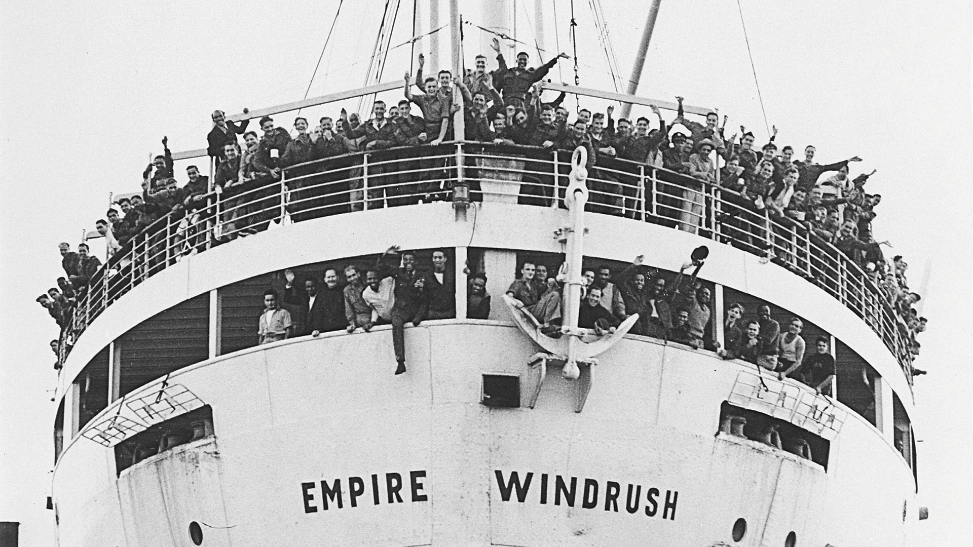 Windrush arriving