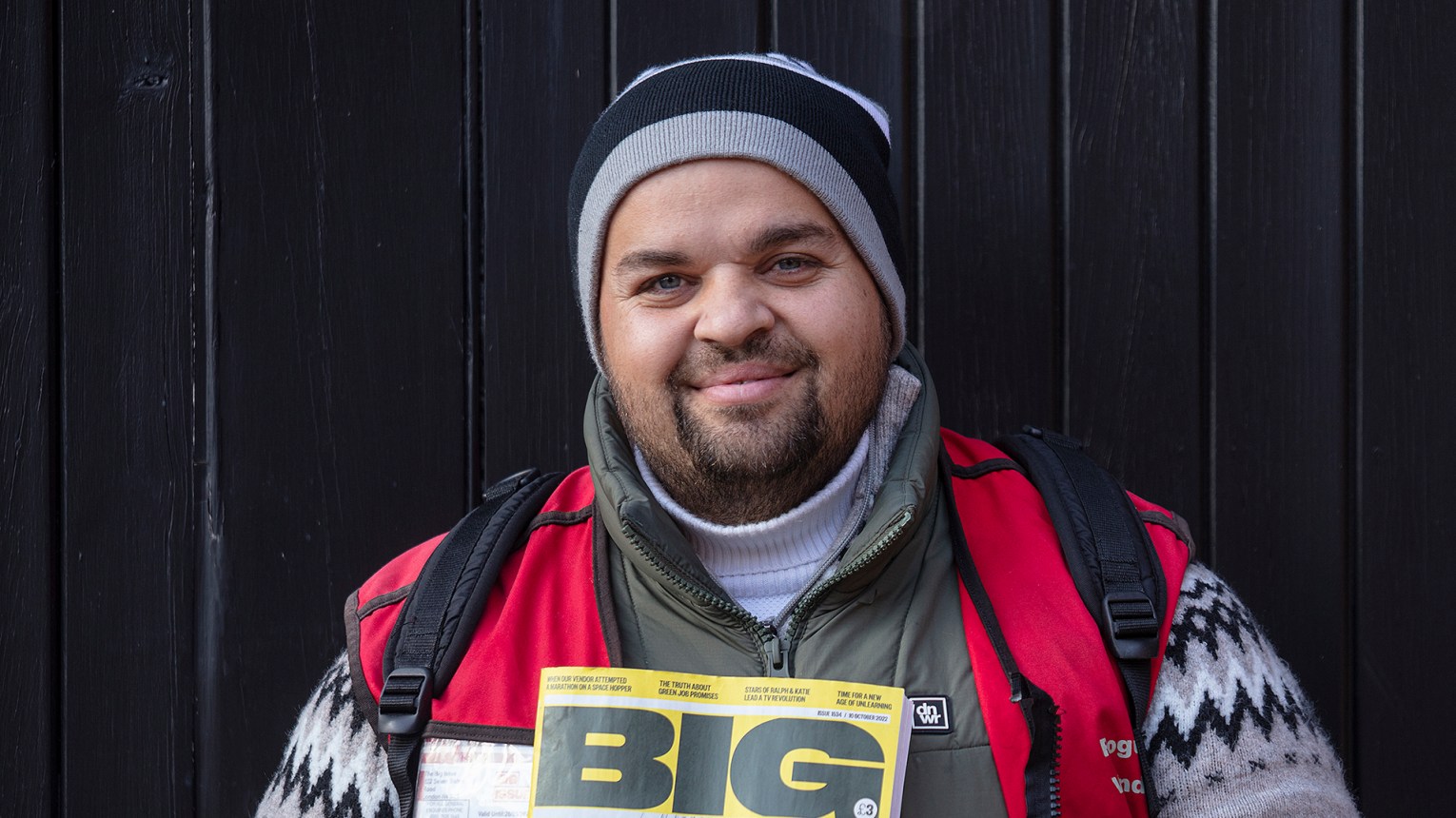 Big Issue vendor