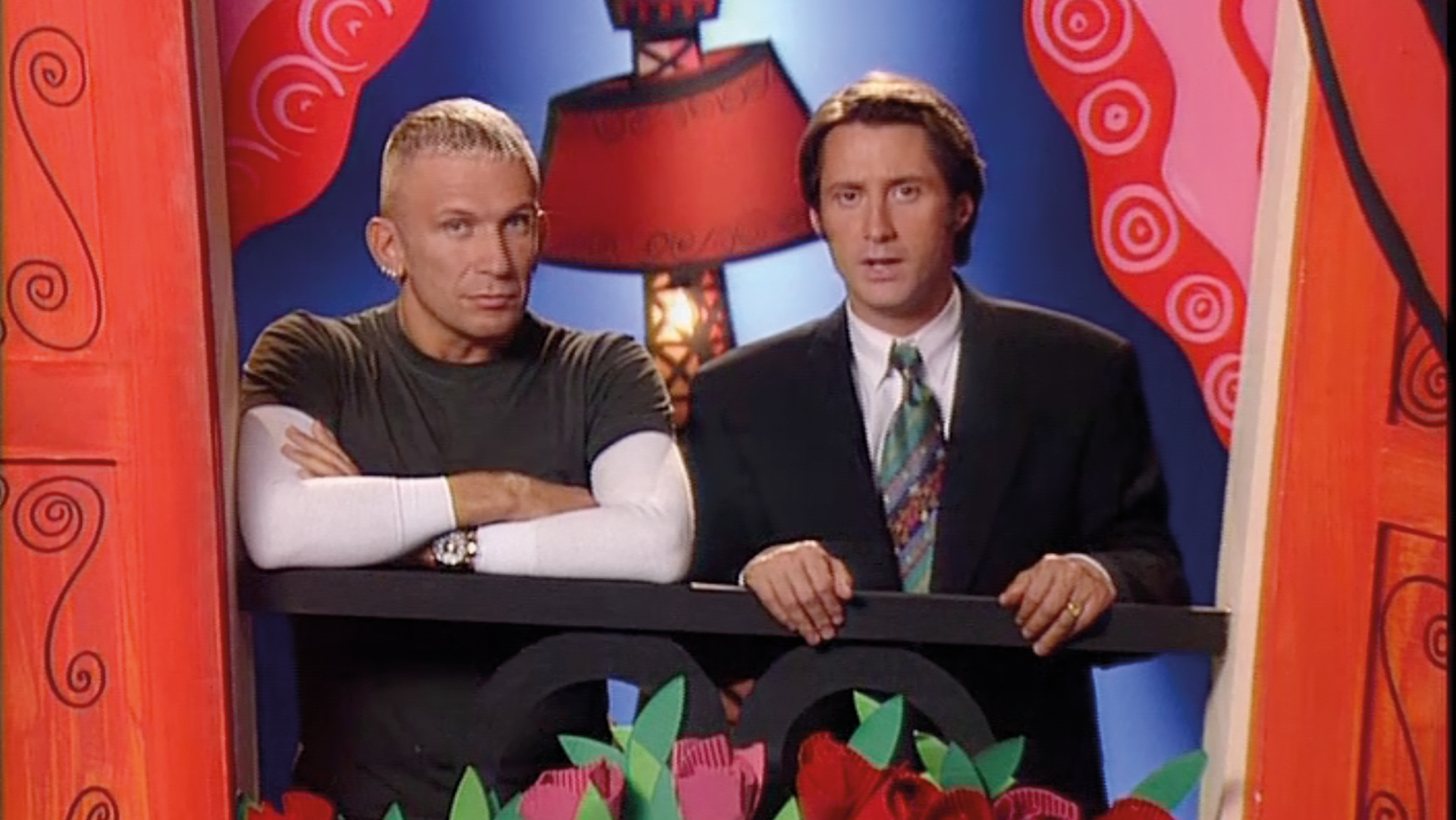 Antoine de Caunes and Jean Paul Gaultier