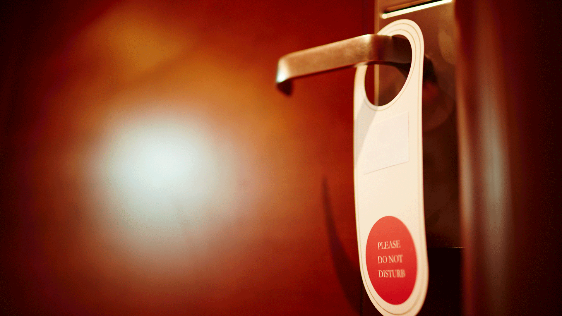 Do not disturb sign