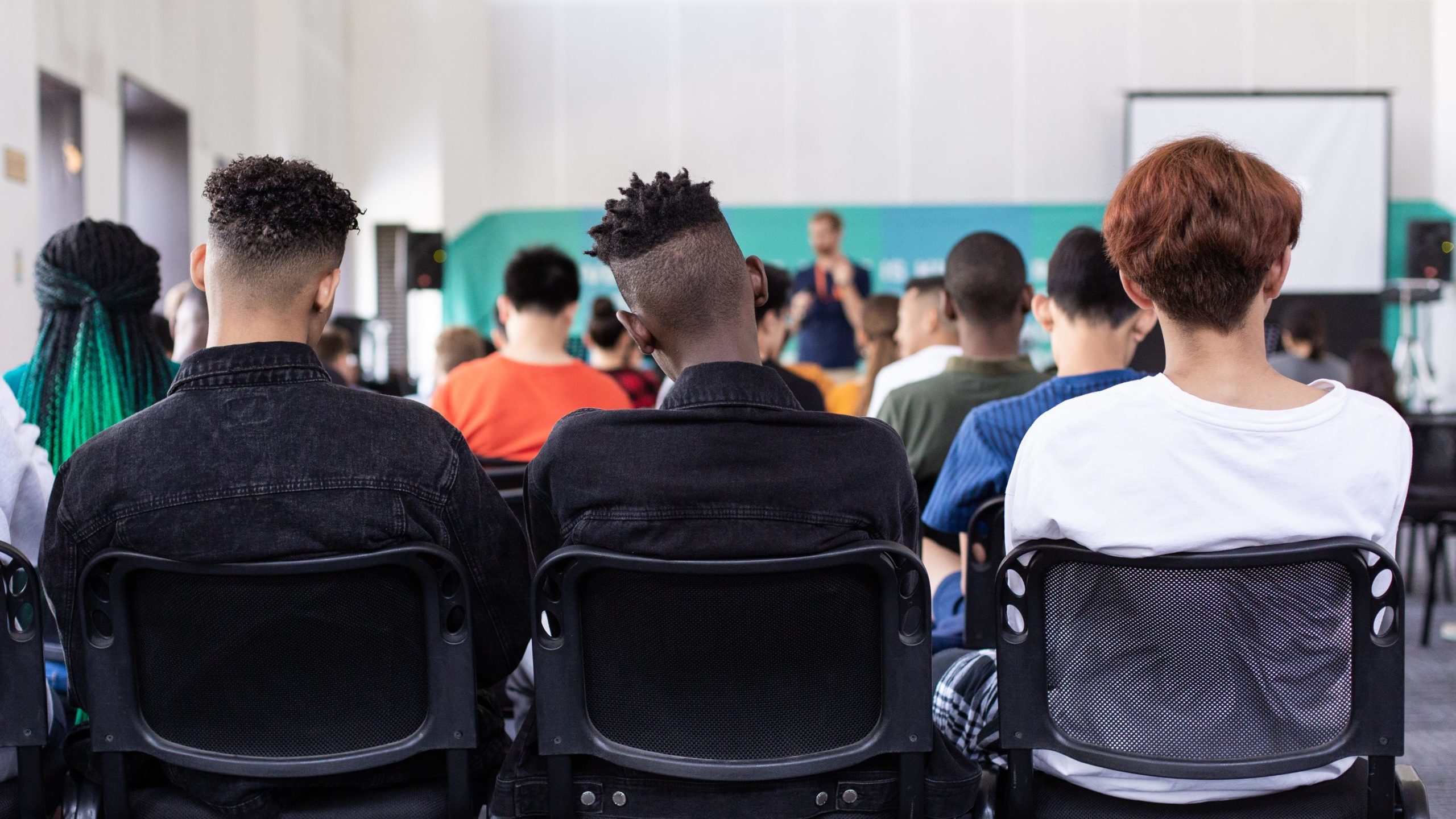 Students in a classroom