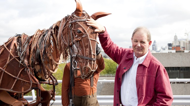 Michael Murpurgo with Joey