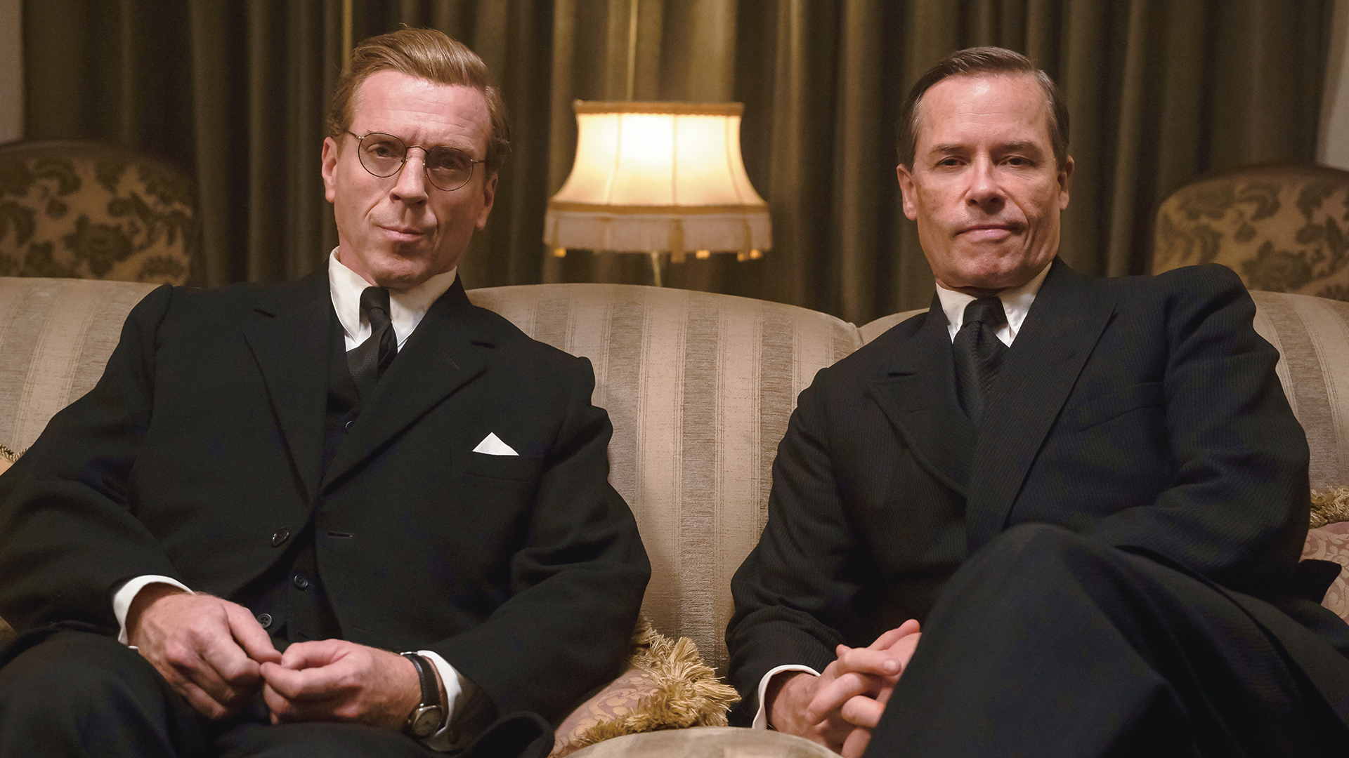 Damian Lewis and Guy Pearce in A Spy Among Friends