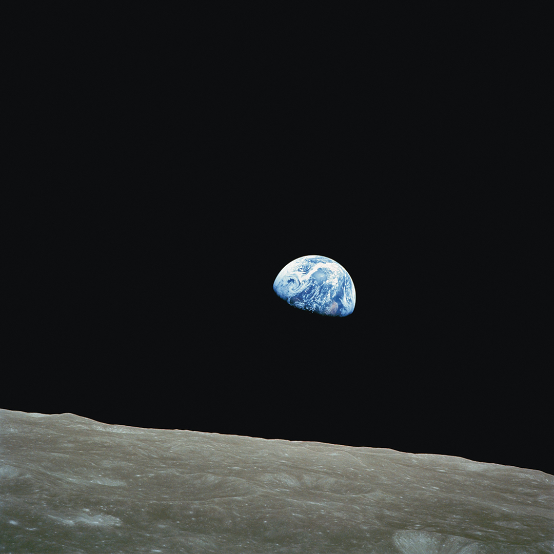 View of the Earth as photographed by the Apollo 8 astronauts