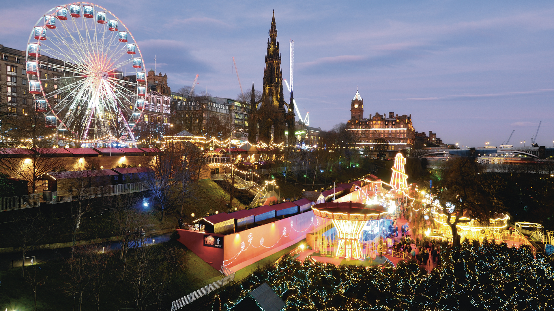 Edinburgh at Christmas