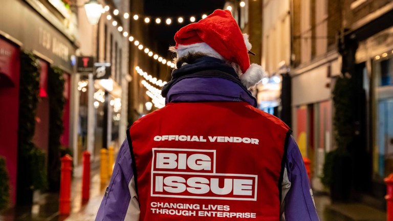 Big Issue vendor