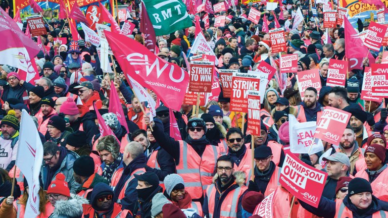 Postal workers strike