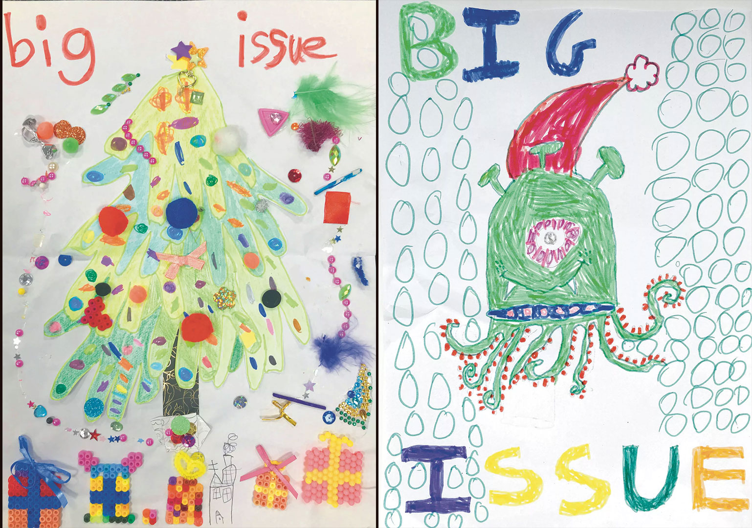 Big Issue Christmas Kids Cover Competition runners up