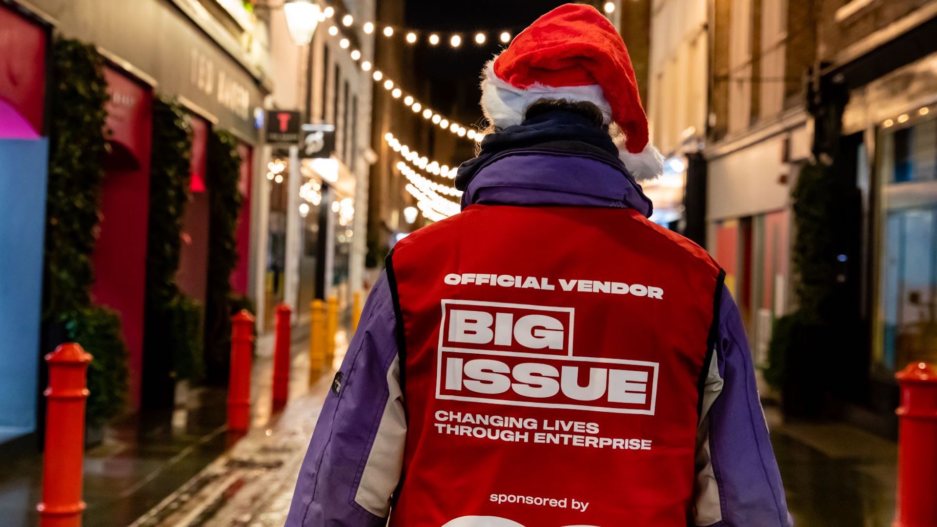 Big Issue vendor