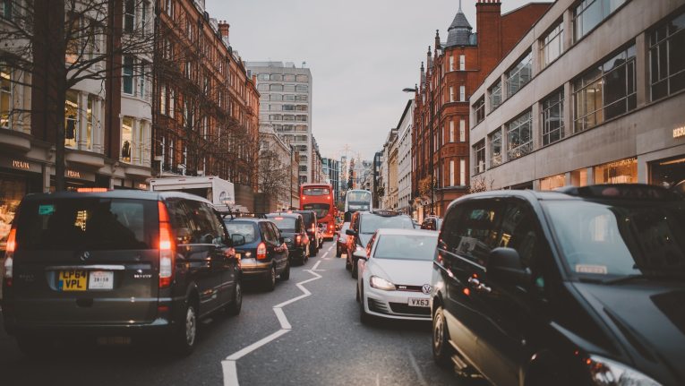 traffic in london