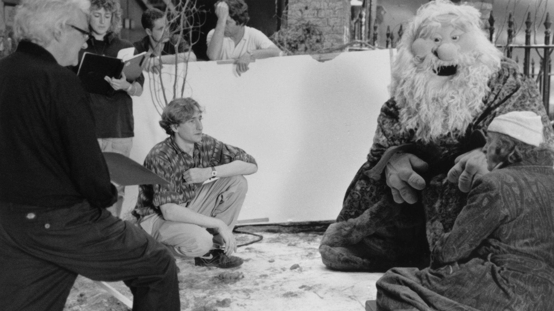 Brian Henson directing a scene of The Muppet Christmas Carol. Photo: Stephen F. Morley / © Buena Vista / courtesy Everett Collection