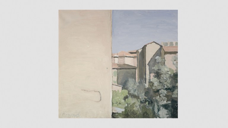 Courtyard on Via Fondazza (1954) by Giorgio Morandi