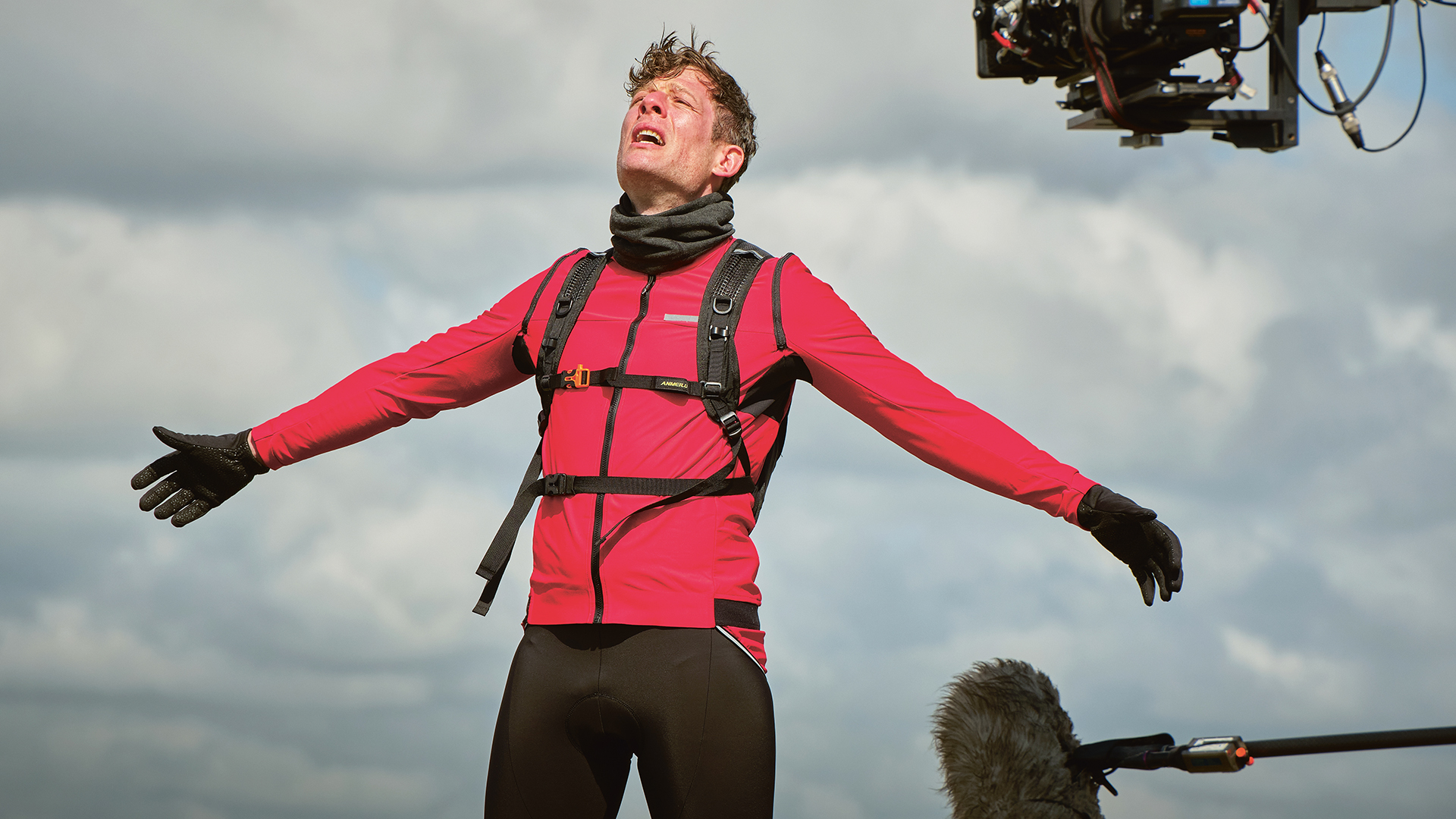 James Norton filming Happy Valley