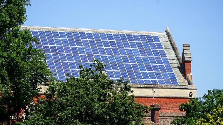 solar panels on roof net zero