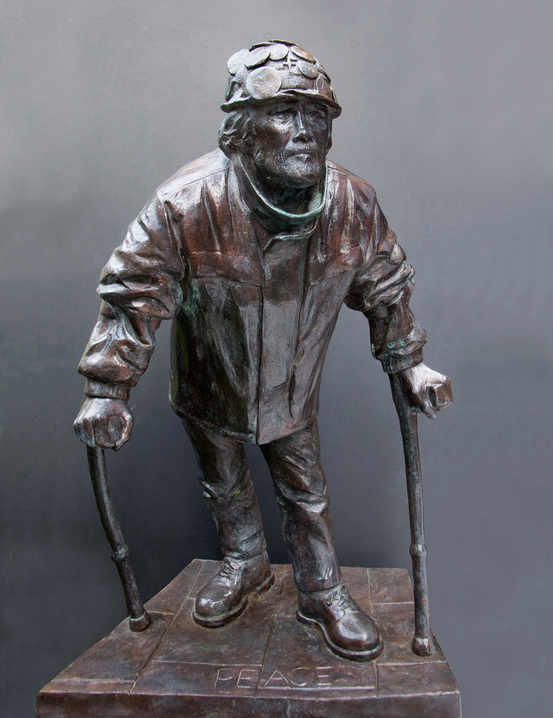 Model of the Brian Haw statue