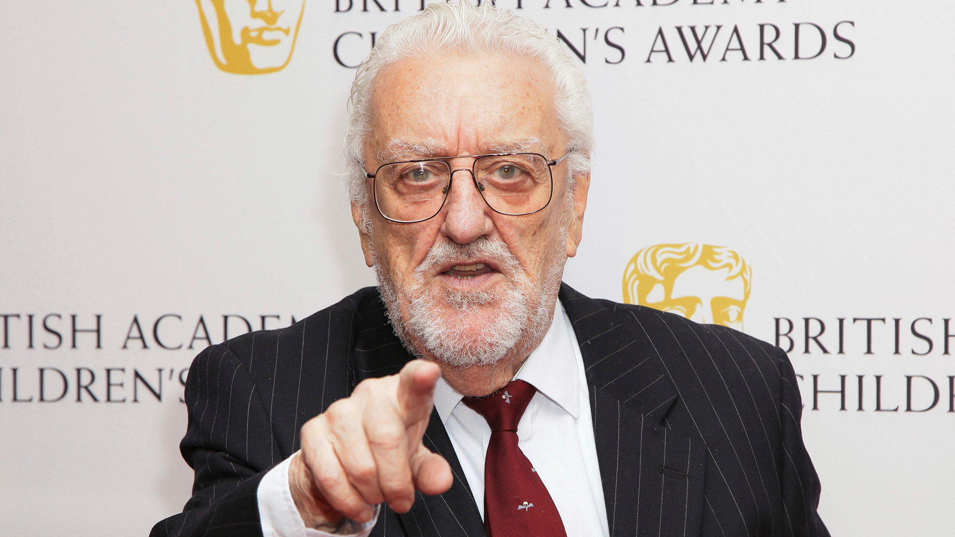 Bernard Cribbins poses for photographers as he arrives for the British Academy Children's Awards in 2014