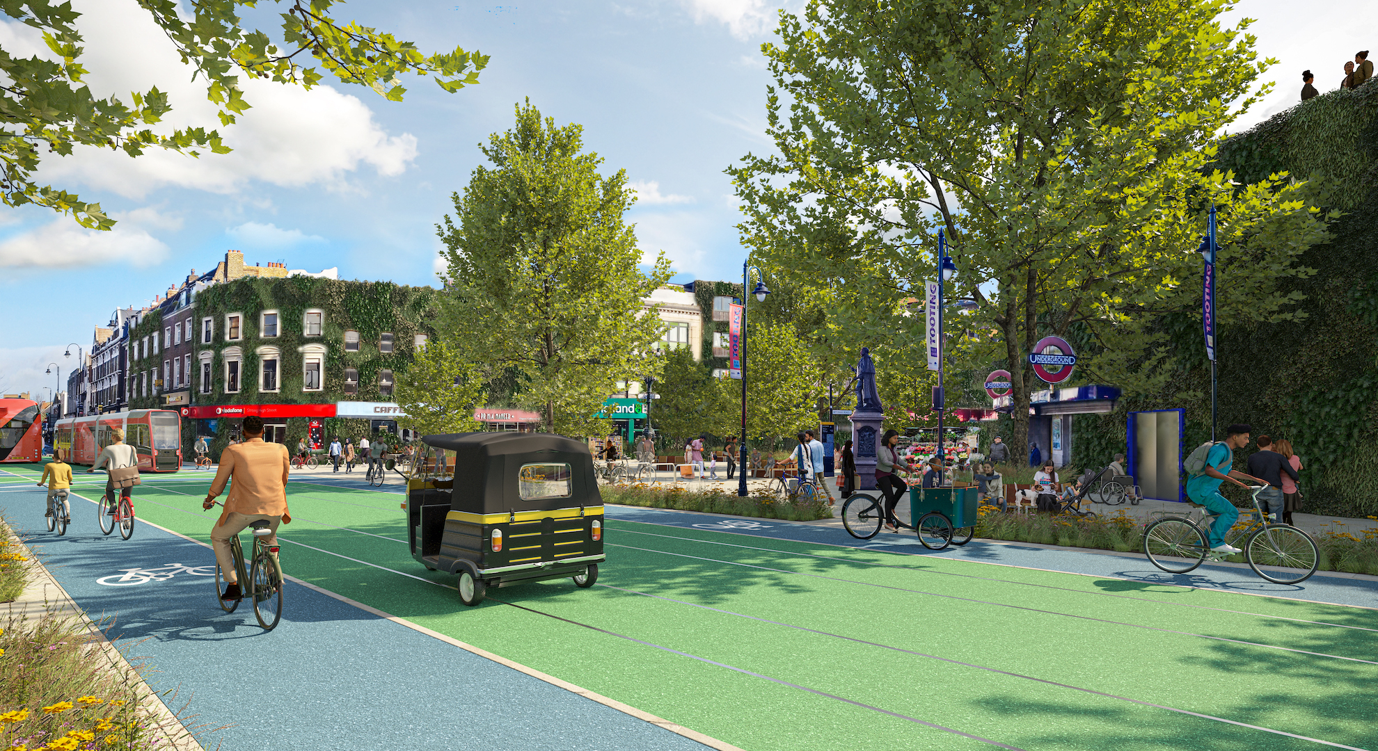 Tooting Broadway Junction vision without cars