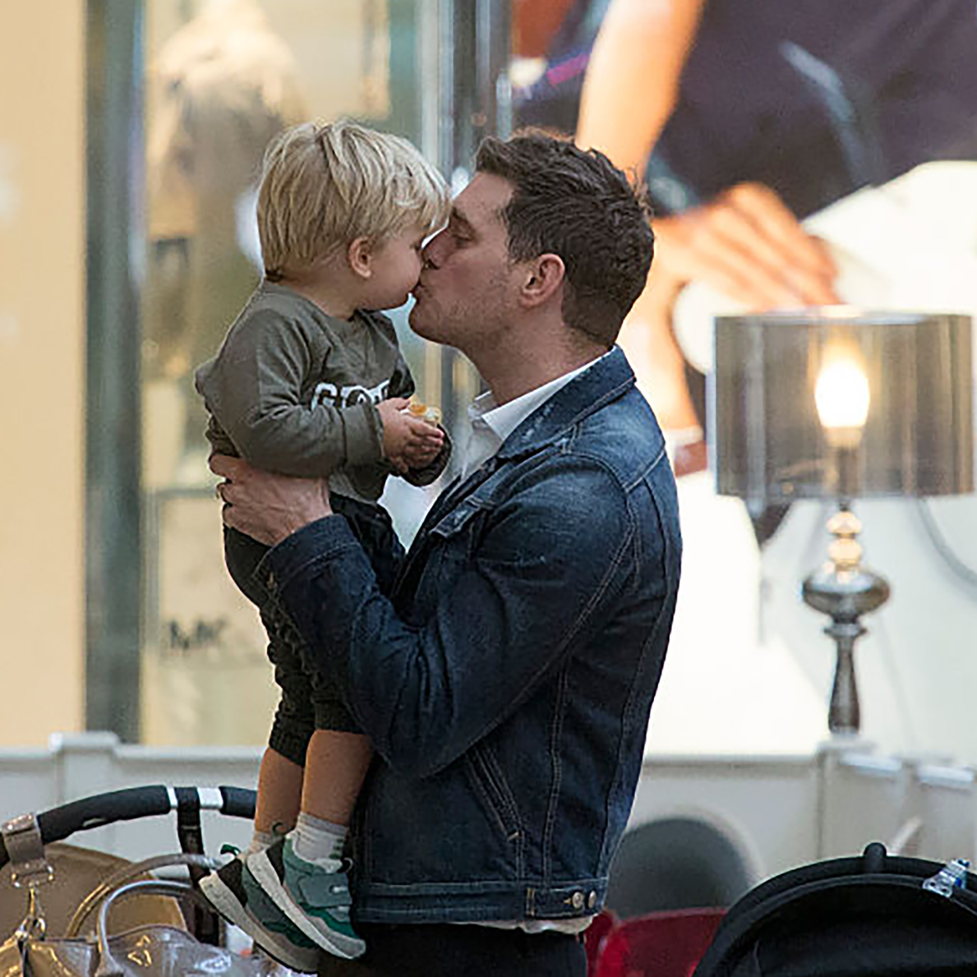 Michael Bublé with his son Noah