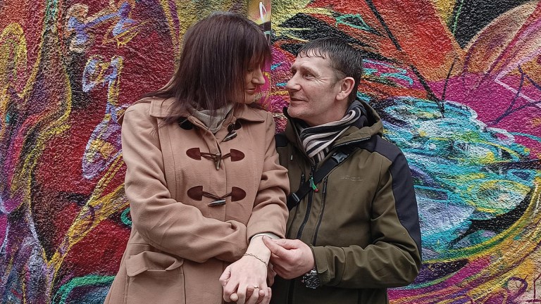 Big Issue vendors Lon Faram and Maxine Walters