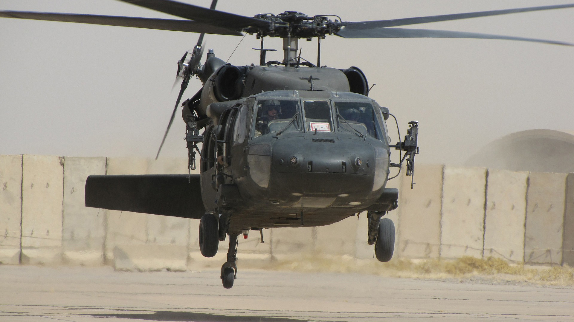 Black Hawk helicopter in Iraq
