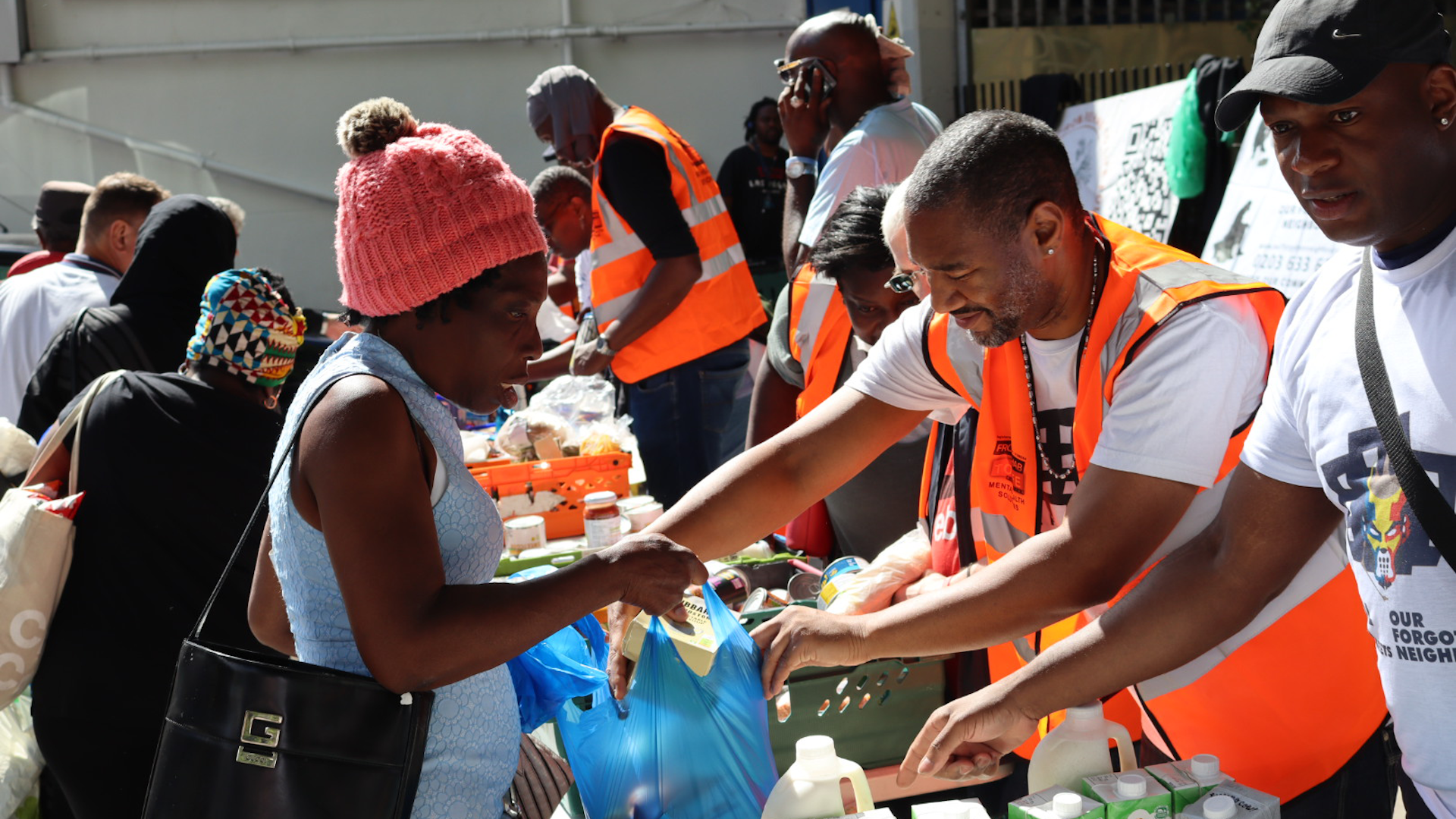 The Food Bank With A Dj Helping