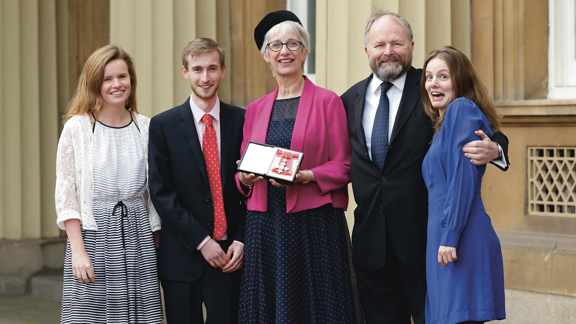 Clive Anderson with his family