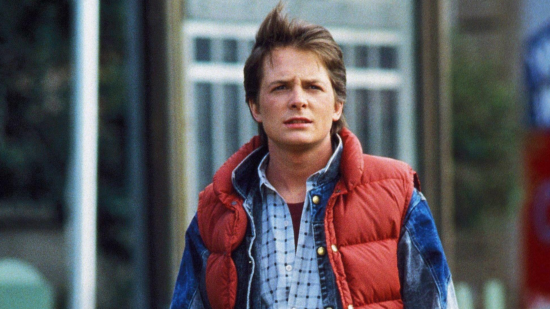 michael j fox as marty mcfly