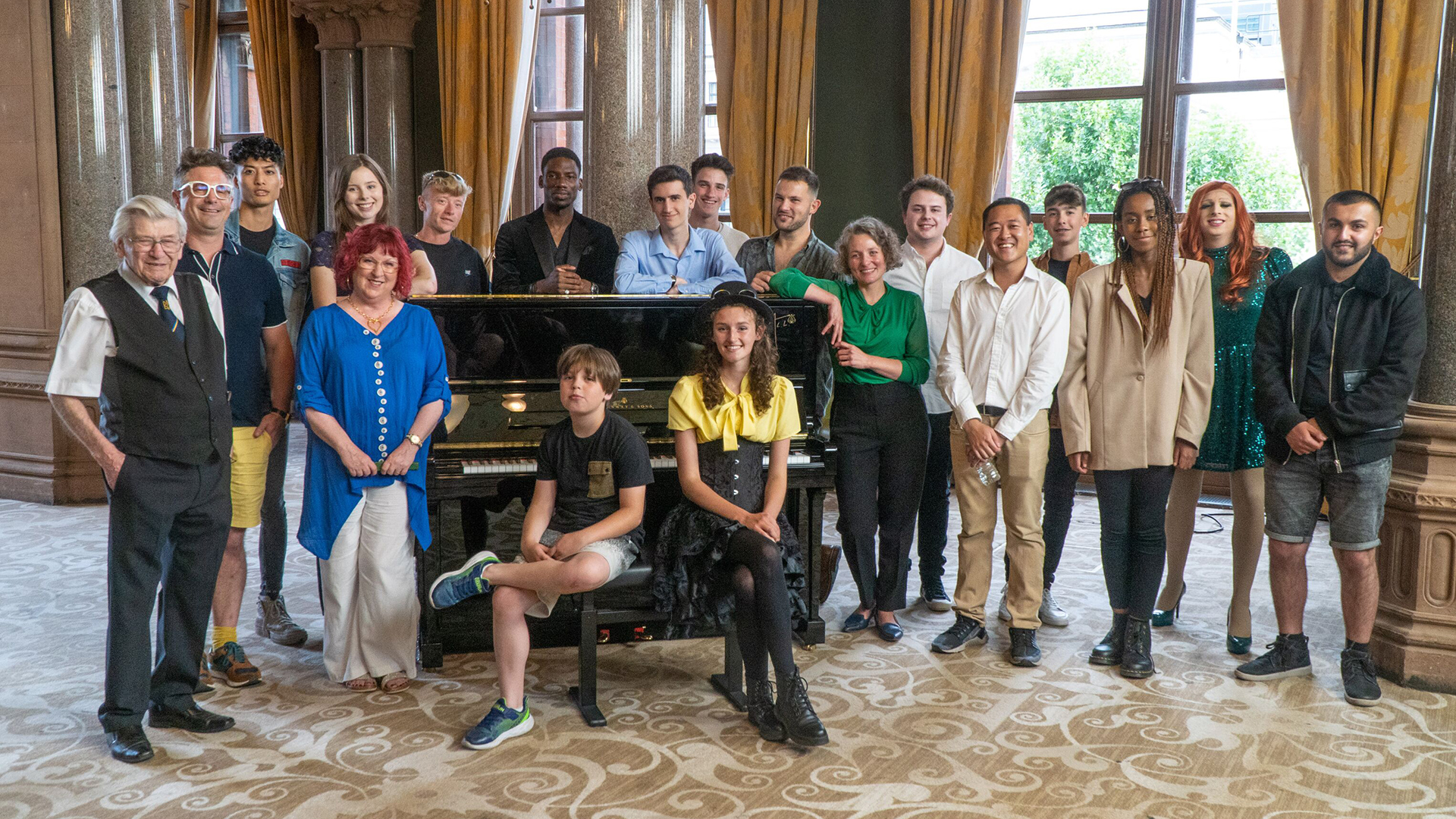 The players on C4's The Piano