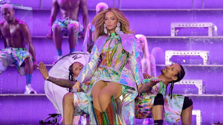 Beyoncé performs onstage during the opening night of the “RENAISSANCE WORLD TOUR” at Friends Arena on May 10, 2023 in Stockholm, Sweden.