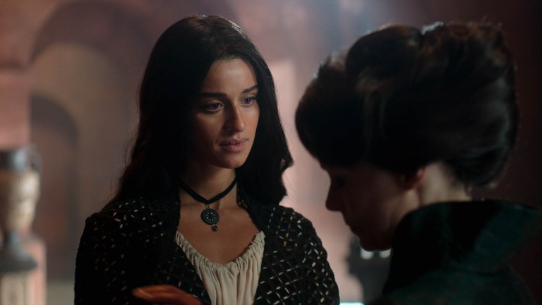 Anya Chalotra plays Yennefer in The Witcher Image: Netflix